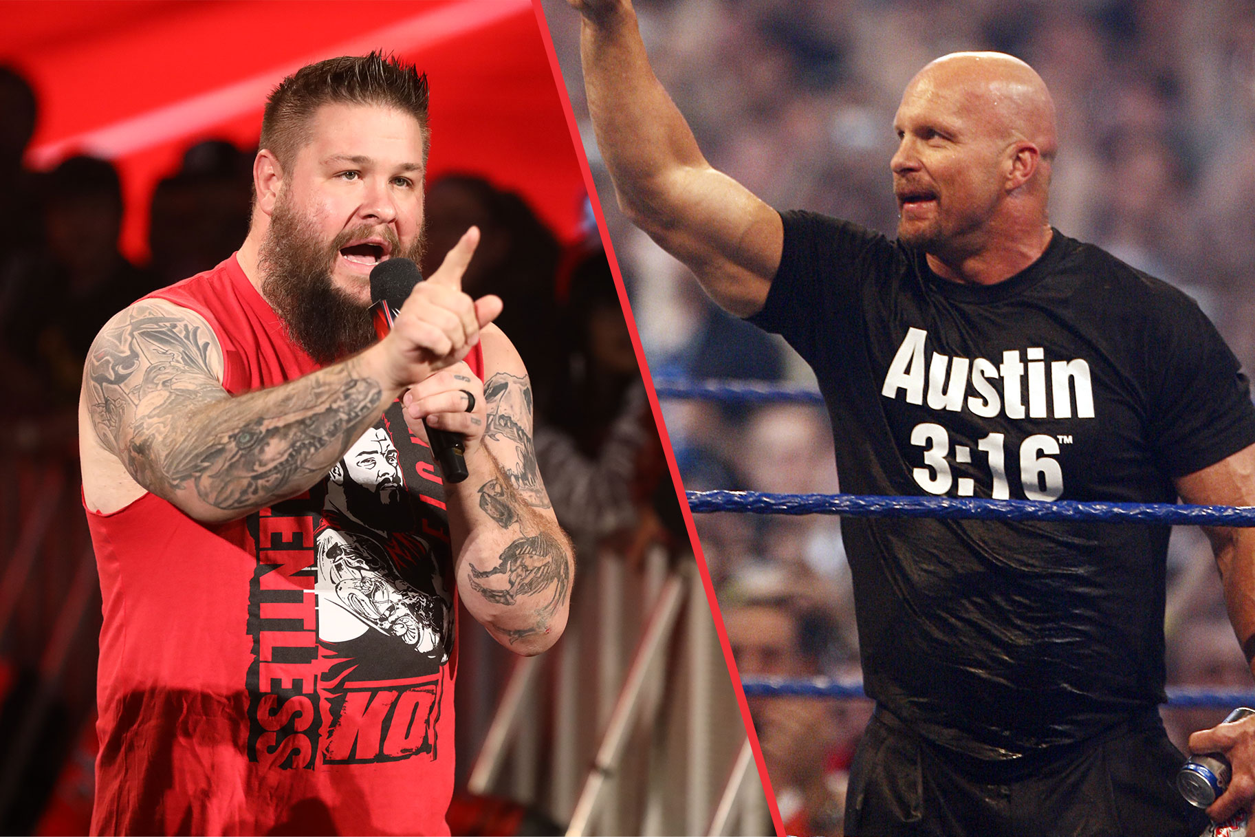 Kevin Owens and Steve Austin