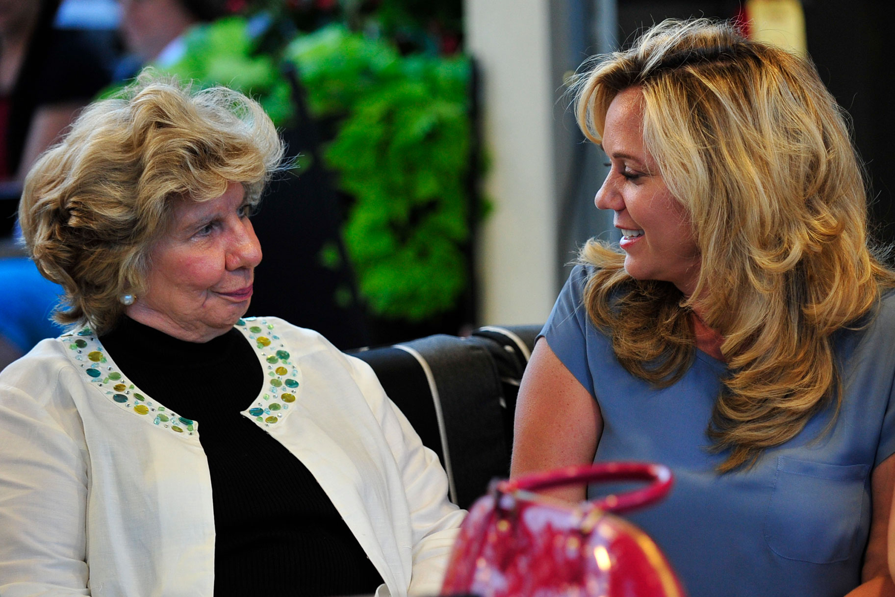 Faye And Julie sitting together