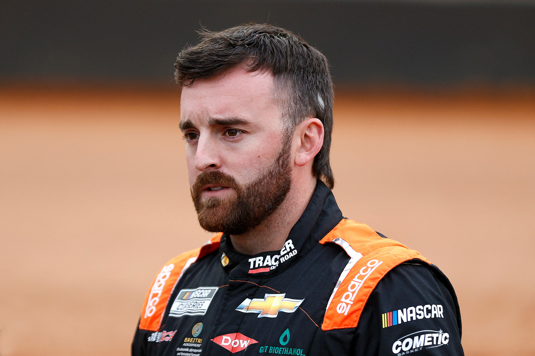 Nascar Driver Austin Dillon sporting a mullet haircut