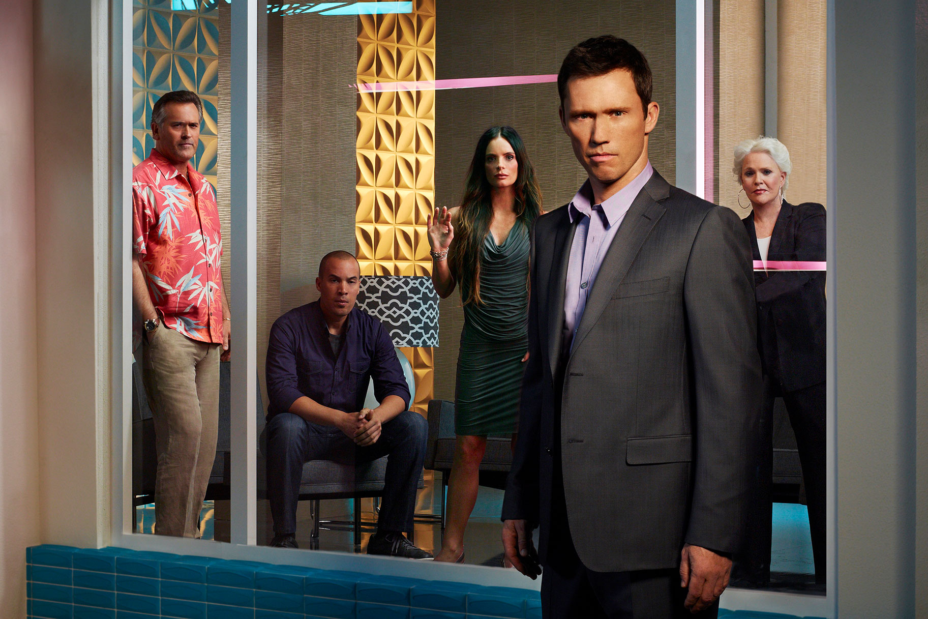 The cast of 'Burn Notice'