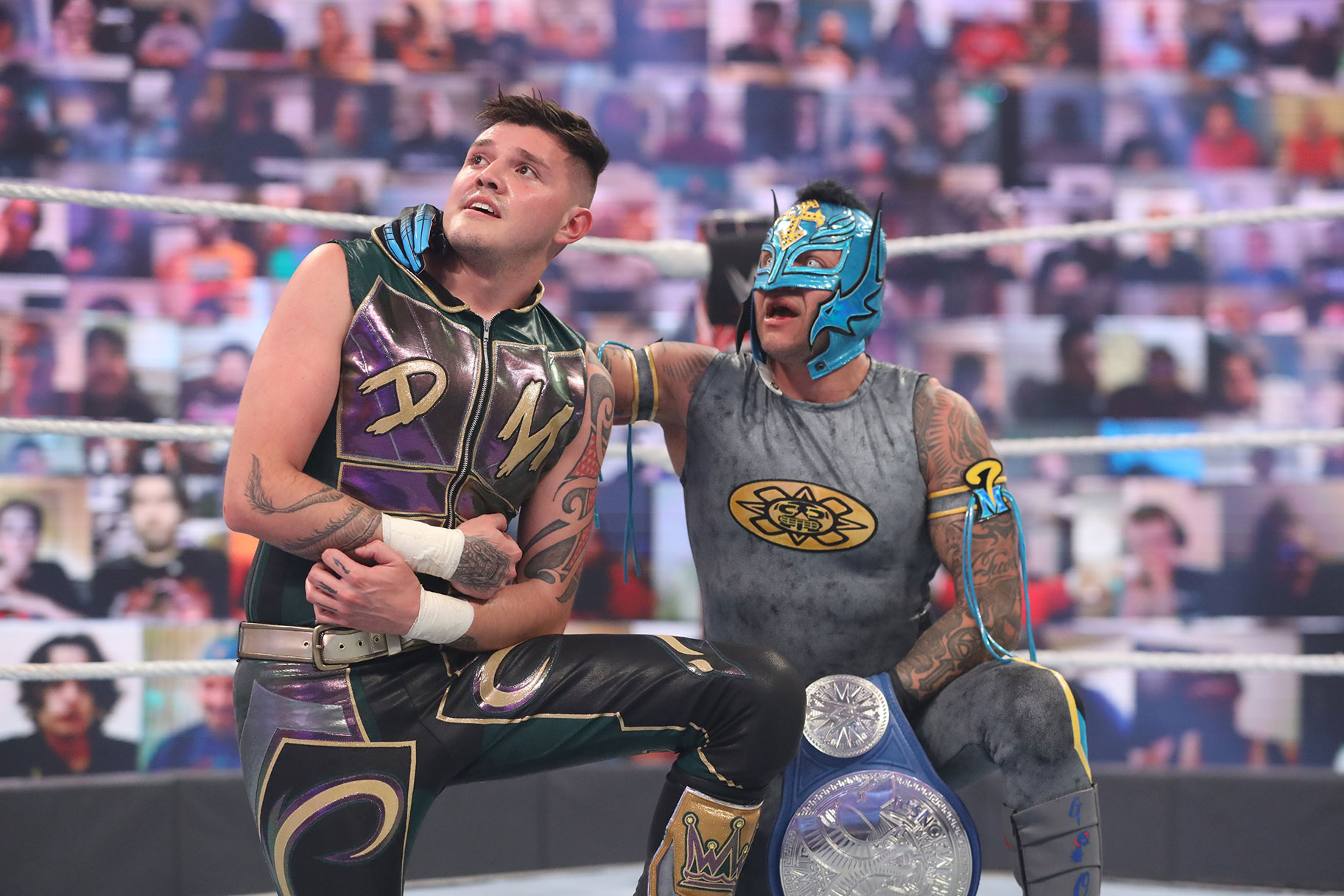 Dominik and Rey Mysterio