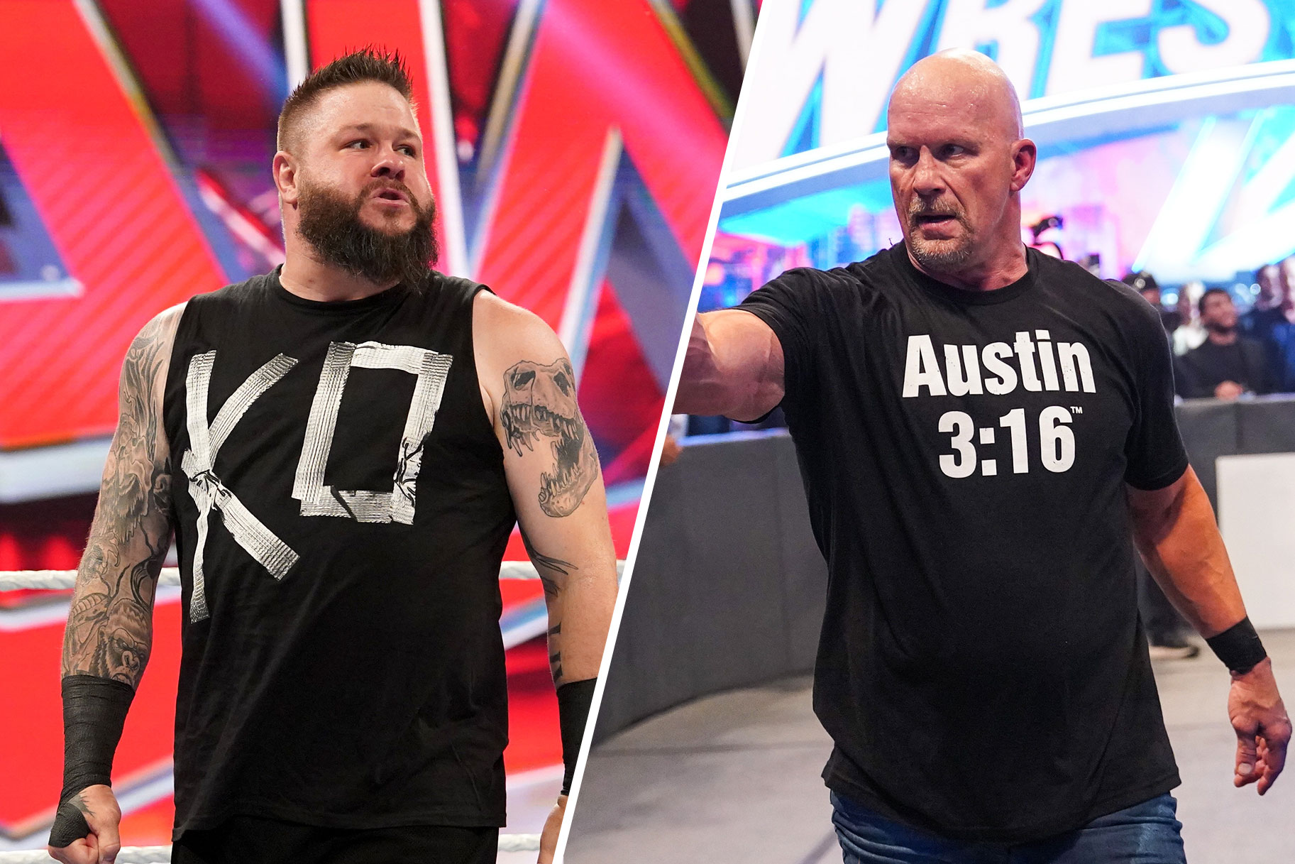 Wwe Stone Cold Kevin Owens Split