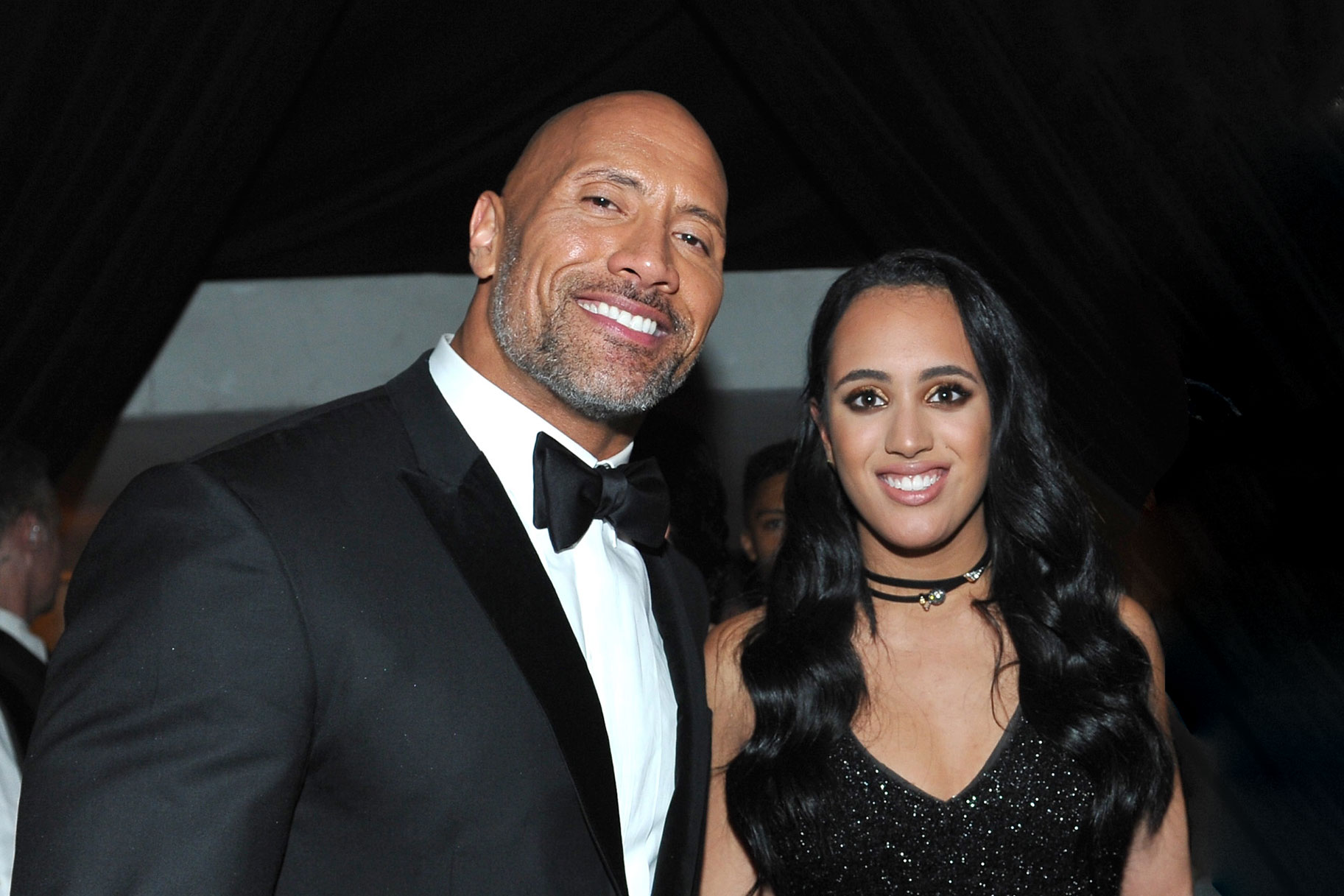 Dwayne The Rock Johnson and his daughter Simone Garcia Johnson