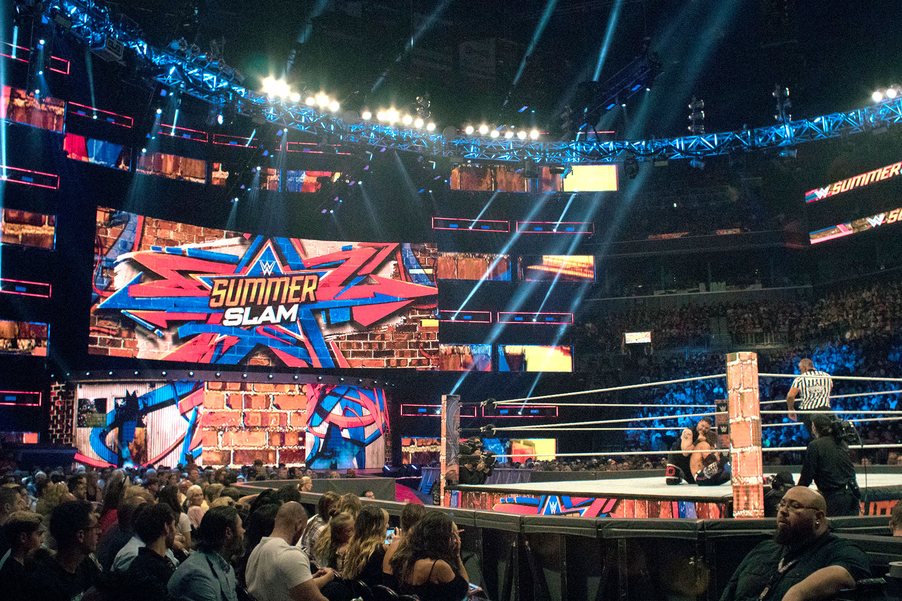 General view of the SummerSlam stadium