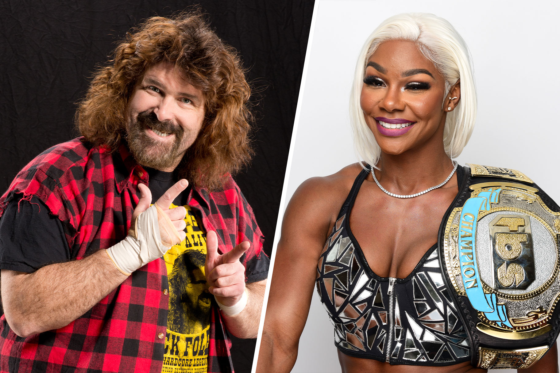 Split of Mick Foley and Jade Cargill