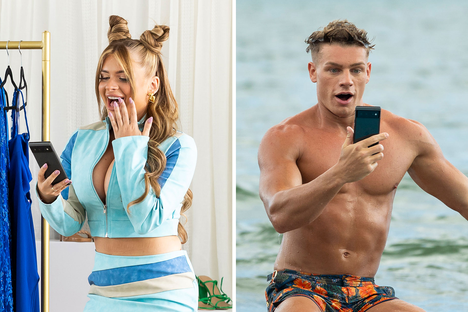 Split of Love Island Games's Liberty and Callum