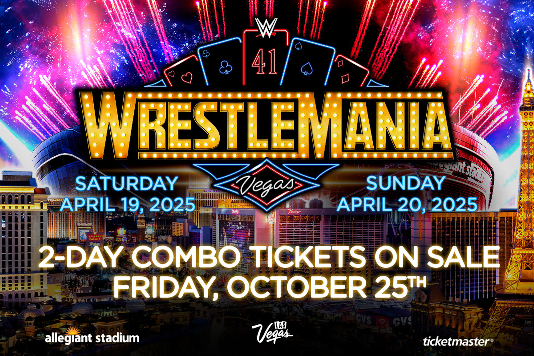 Wrestlemania 41 key art