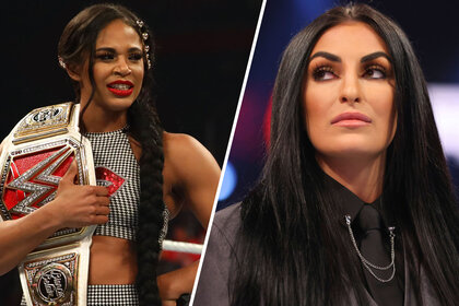 Left to right: Biana Belair and Sonya Deville