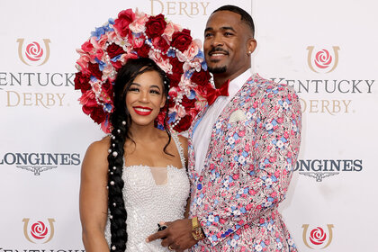 Bianca Belair At The Kentucky Derby With Her Husband