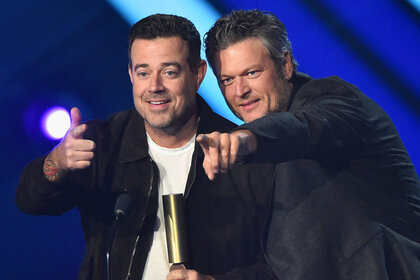 Carson Daly And Blake Shelton