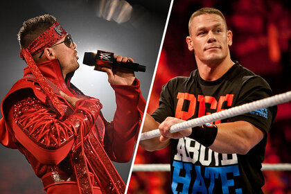 Split image of The Miz and John Cena