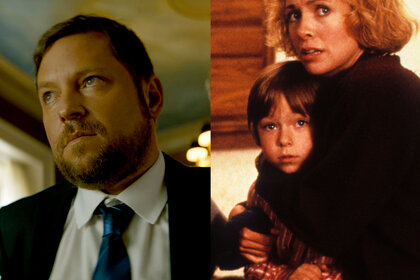 Split image of Alex Vincent now and him as a child