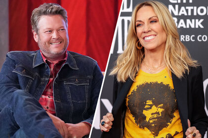 Split image of Blake Shelton and Sheryl Crow