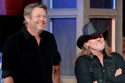 Blake Shelton and Trace Adkins on Barmageddon