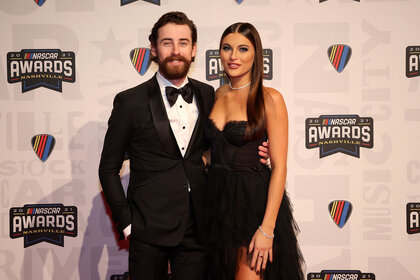 Nascar's Ryan Blaney with his girlfriend Gianna Tulio