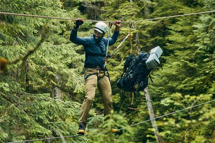 Race to Survive Alaska's Max Djenohan.