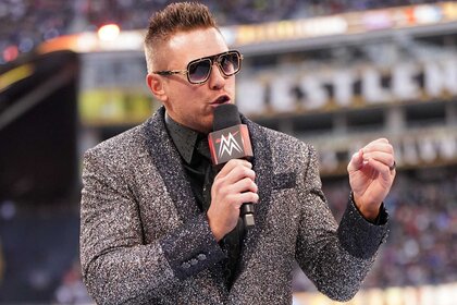 The Miz speaks during Wrestlemania 2023