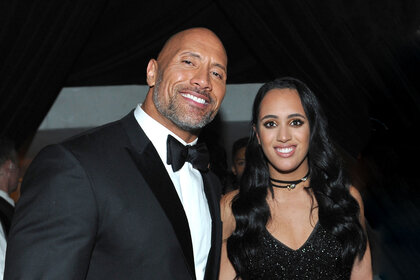 Dwayne The Rock Johnson and his daughter Simone Garcia Johnson