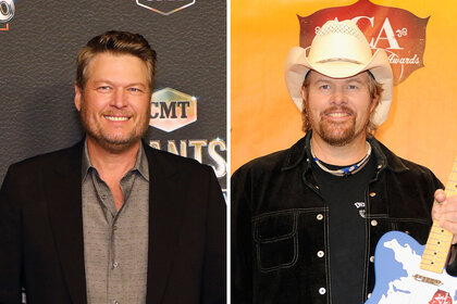 Split of Blake Shelton and Toby Keith