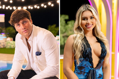 Split of Love Island USA's Rob and Andrea