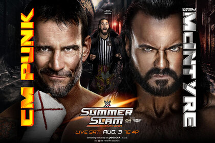 CM Punk VS Drew Mcintyre key art