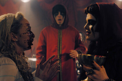 Aline O'Neill as Tonya, Emjay Anthony as Dylan Campbell, and Chiara Aurelia as Jordy in Season 1 Episode 3 of Hysteria!