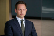 Mike Ross (Patrick J. Adams) appears in Season 7 Episode 13 of Suits