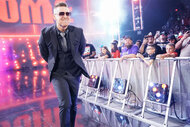 The Miz walking to the ring