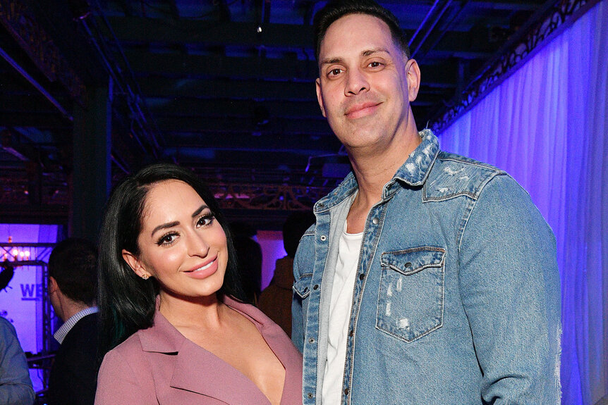 Angelina Pivarnick and Chris Larangeira from Jersey Shore: Reunion