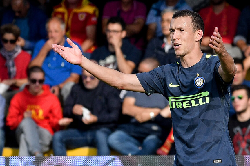 Ivan Perisic frustrated