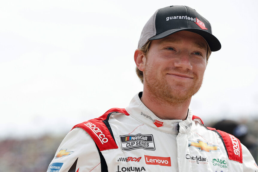 Tyler Reddick smiling