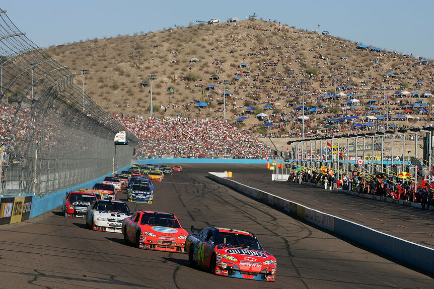 Bird's eye view of Phoenix Speedway