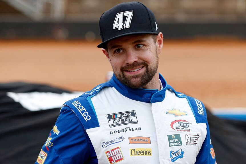 Ricky Stenhouse Jr smiling