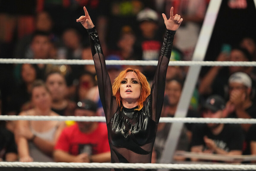 Becky Lynch in the ring