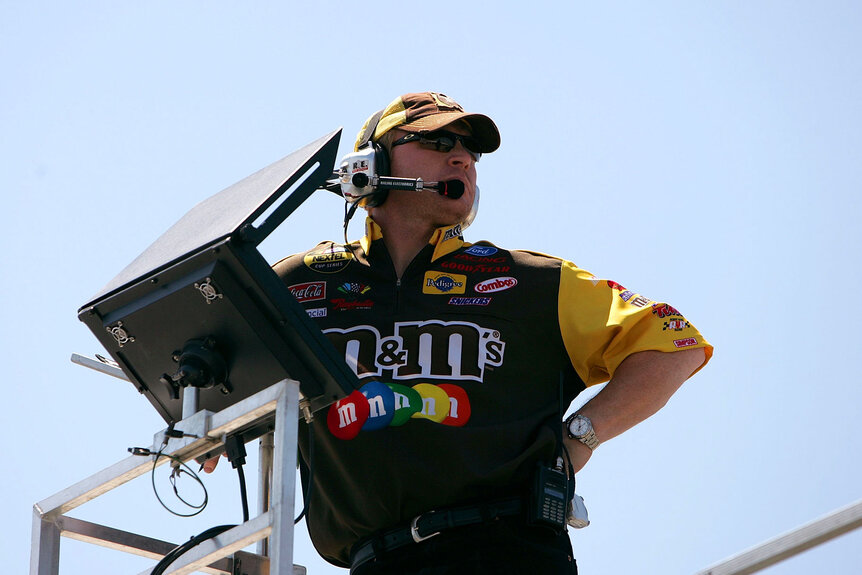 Tommy Baldwin watching a race