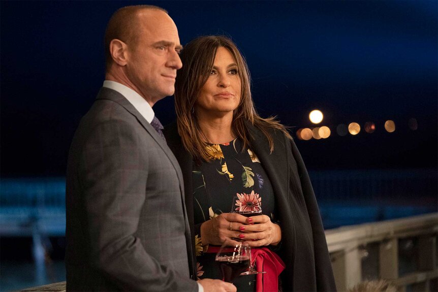 Olivia Benson and Elliot Stabler on Law And Order: SVU Episode 2216