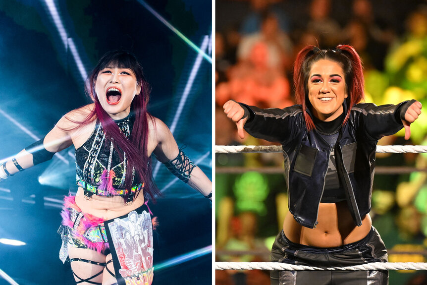 Split of Iyo Sky and Bayley