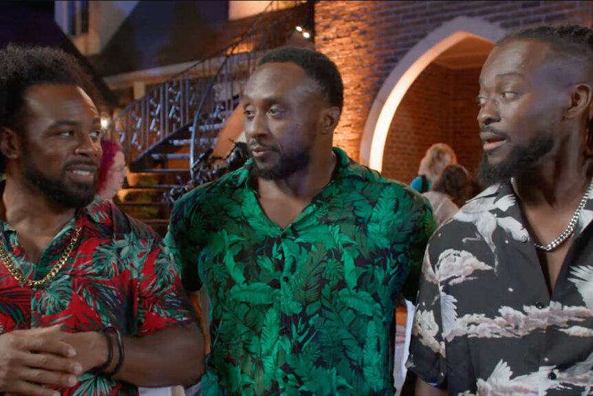 The New Day appear on Scare Tactics.